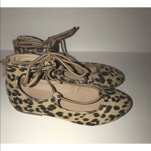 Old Navy Toddler Girls 11 Leopard Ballet Flats